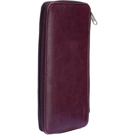 Tip of purple 100%Genuine Leather Purple Key pouch (MKH...