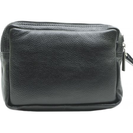 Black Geniune Leather Cash Bag