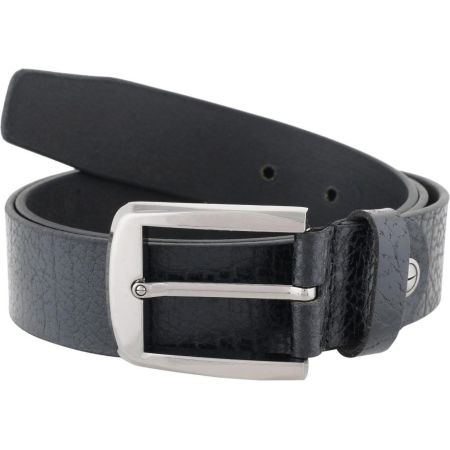 Genuine Leather Casual Belt (Black) for Men