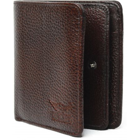 Book Fold Genuine Leather Brown wallet