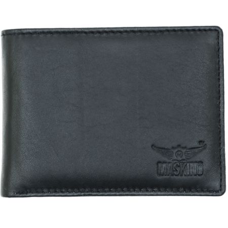 Designer Napa Genuine Leather Black Wallet