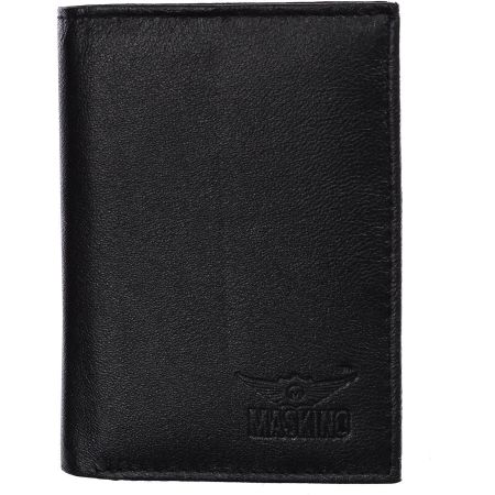Genuine Leather Mix Napa Card Holder Black