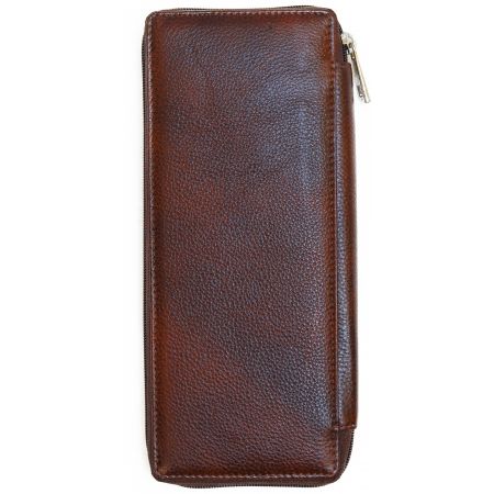 Brownish Genuine NDM leather Bank Locker Key Pouch