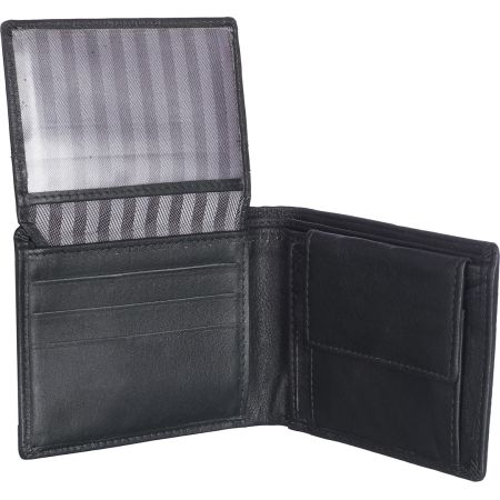 Genuine Leather Wallet 6035 Black