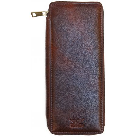 Brownish Genuine NDM leather Bank Locker Key Pouch Medium