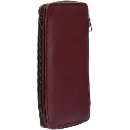 Hickory Brown Genuine Leathers Maroon Bank Locker Key C...