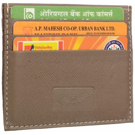 Grey Card Holder For Mens