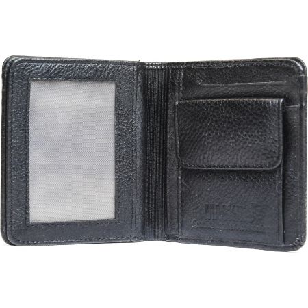 Book Fold Genuine Leather Black wallet