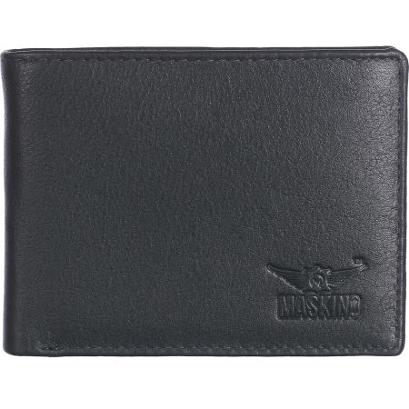 Genuine Leather Wallet 6035 Black