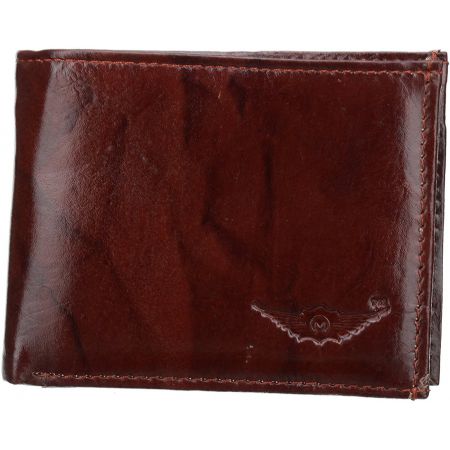 Mysterious Brown Genuine Leather Wallet by Maskino Leat...