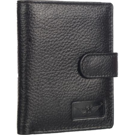 Genuine Leather Book Fold Card Holder Card Holder Black...