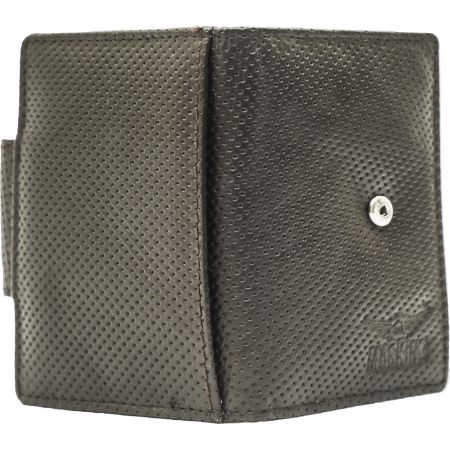 Unisex Genuine Leather Card Holder Black