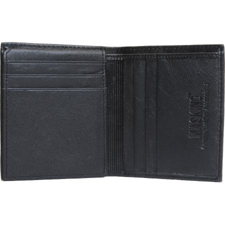 Flap Napa Genuine Leather card Holder Black