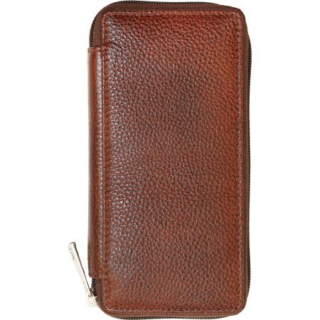 Brownish Genuine NDM leather Bank Locker Key Pouch Small