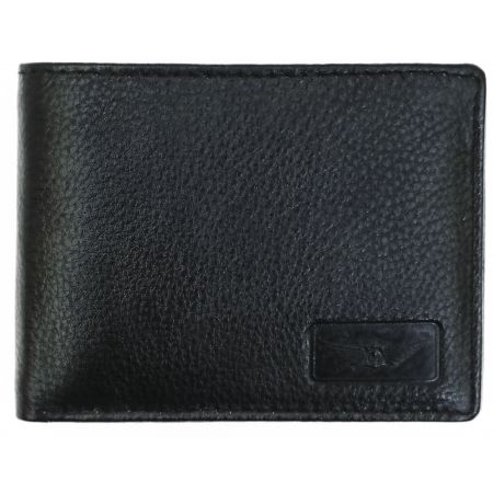 Genuine Leather Slim Wallet Black