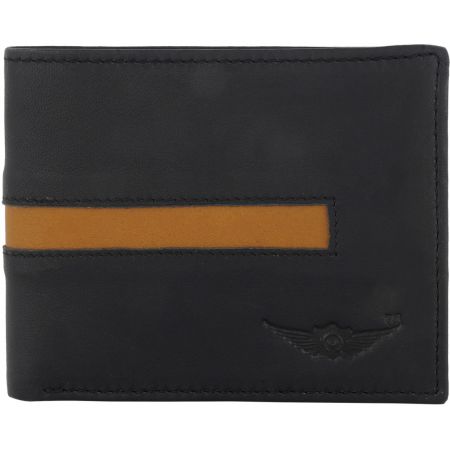 Simple Men Black Genuine Leather Wallet  (8 Card Slots)...