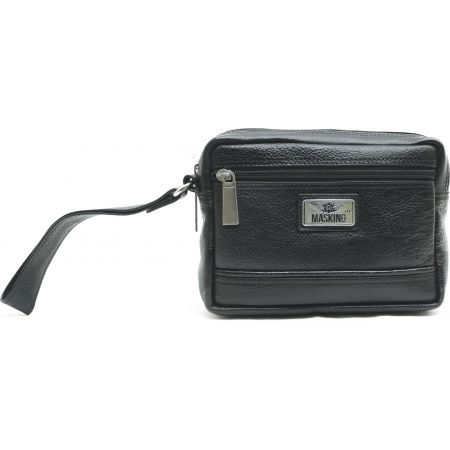 Black Luxury Genuine Leather Cash Bag (Medium)