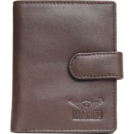 Button Napa Brown Card Holder Brown