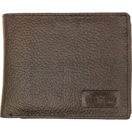 Brown Wallet Inside Button Genuin Leather Card Holder