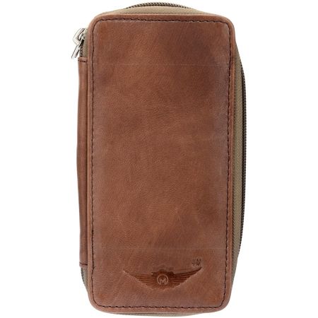 Tan twist 100%Genuine Leather Beige Bank Locker Key pou...