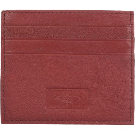 Genuine Leather Casual Card Holder Red Colour Card Holder 054Rd