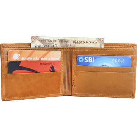 Hunter Mens Wallet Tan CC