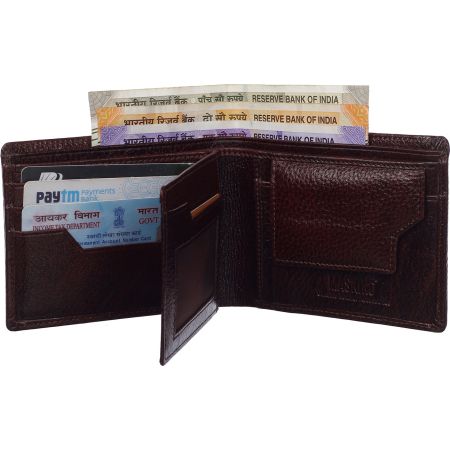 Genuine Leather 5001 NDM Brown Wallet