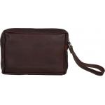 Stylish Genuine Leather Multi purpose Bag by Maskino Leathers (Medium) Brown