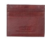 Genuine Leather Casual Card Holder Brown Colour Card Holder