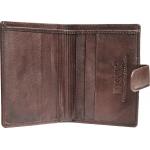 Button Napa Brown Card Holder Brown