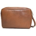 Tan Luxury Genuine Leather Cash Bag (Medium)