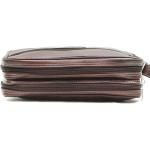 Genuine Leather Cash Bag (Large) Brown