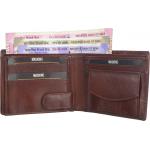 Genuine Leather Brown Wallet Brown Colour