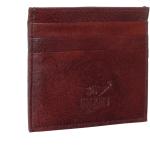 Genuine Leather Casual Card Holder Brown Colour Card Holder