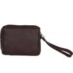 Stylish Genuine Leather Multi purpose Bag by Maskino Leathers (Small) Brown