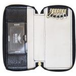 Blackish Genuine NDM leather Bank Locker Key Pouch Small