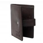 Button Napa Brown Card Holder Brown