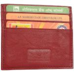 Blue And Red Stylish Geniune Leather Card Holder