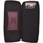 Cherry King 100%Genuine Leather Purple Bank locker Key Case (MKH012) by Maskino Leathers