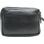 Black Luxury Genuine Leather Cash Bag (Medium)