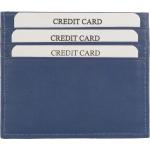 Genuine Leather Casual Card Holder Blue Colour Card Holder Mskcch053Bu